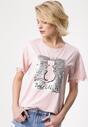 Różowy T-shirt Girls