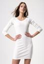 Biała Sukienka Stem