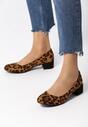 Pantofi cu toc Print leopard