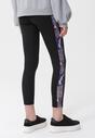 Czarno-Niebieskie Legginsy Annalise