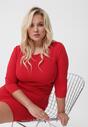 Czerwona Sukienka Leandra