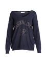 Granatowy Sweter Crystal Brook