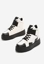 Czarno-Białe Sneakersy Lubna