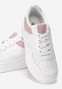 Biało-Różowe Sneakersy Christy