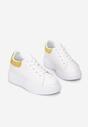 Biało-Żółte Sneakersy Harding