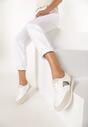 Biało-Beżowe Buty Sportowe Helgoria
