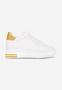 Biało-Żółte Sneakersy Xanthe