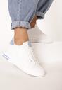 Biało-Niebieskie Sneakersy Xanthe