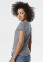 Granatowy T-shirt May