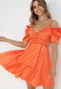 Pomarańczowa Sukienka Evenhall