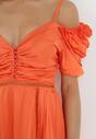 Pomarańczowa Sukienka Evenhall