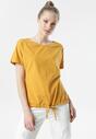 Ciemnożółta T-shirt Malinore