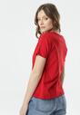 Czerwony T-shirt Wrafdiff