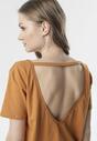 Camelowy T-shirt Petotai