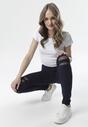 Granatowe Legginsy Perisia