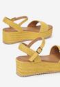 Żółte Sandały Leuconia