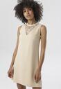Beżowa Sukienka Loraevien