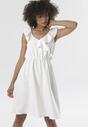 Biała Sukienka Diolle