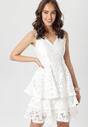 Biała Sukienka Auralena