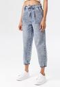 Niebieskie Jeansy Mom Fit Himethylia