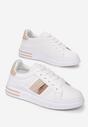 Biało-Różowe Sneakersy Leunara