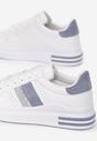 Biało-Niebieskie Sneakersy Leunara