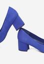 Pantofi cu toc Bleumarin