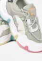 Biało-Miętowe Sneakersy Charo