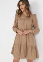 Beżowa Sukienka Sose