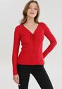 Czerwony Sweter Cahrless