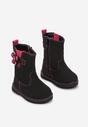 Czarno-Fuksjowe Botki Skyridge