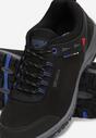 Czarno-Niebieskie Buty Sportowe Highless