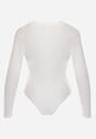 Białe Body z Wiskozą i Kopertowym Dekoltem Candletree