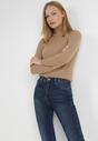 Granatowe Jeansy Slouchy Broombutter