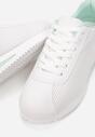 Biało-Zielone Buty Sportowe Molphaeia