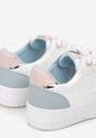 Biało-Niebieskie Sneakersy Thonireanes