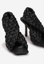 Czarne Sandały Salaphessei