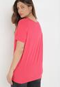 Różowy T-shirt Danice