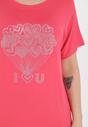 Różowy T-shirt Misah