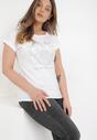 Biały T-shirt Cayetlin