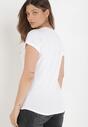 Biały T-shirt Cayetlin