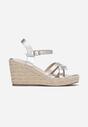 Srebrne Sandały Theamusi