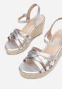 Srebrne Sandały Theamusi