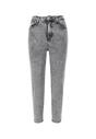 Ciemnoszare Jeansy Mom Fit Phikharei