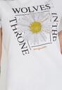 Biały T-shirt Salothise