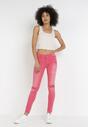 Fuksjowe Jeansy Skinny Metioliphis
