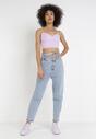 Jasnoniebieskie Jeansy Mom Fit Prosophai