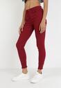 Bordowe Spodnie Skinny Dalinia