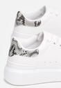 Biało-Wężowe Sneakersy Ashiphise