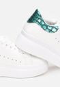 Biało-Zielone Sneakersy Charybdis